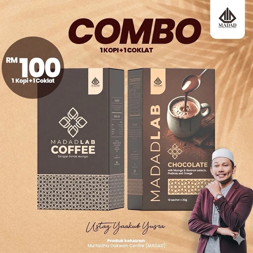 Pakej 1 Kopi + 1 Coklat